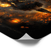 Witchy Vrouw Meisje Halloween Kostuum Witchcraft W Poster (Hoek)