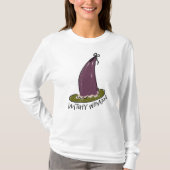 Witchy Vrouw Paarse & Groene Heksen Pet Halloween T-shirt (Voorkant)