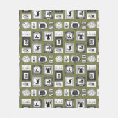 WITCHY WALLS FLEECE DEKEN (Voorkant)