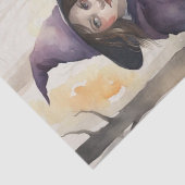 Witchy Waterverven in de Bossen Decoupage Tissuepapier (Detail)