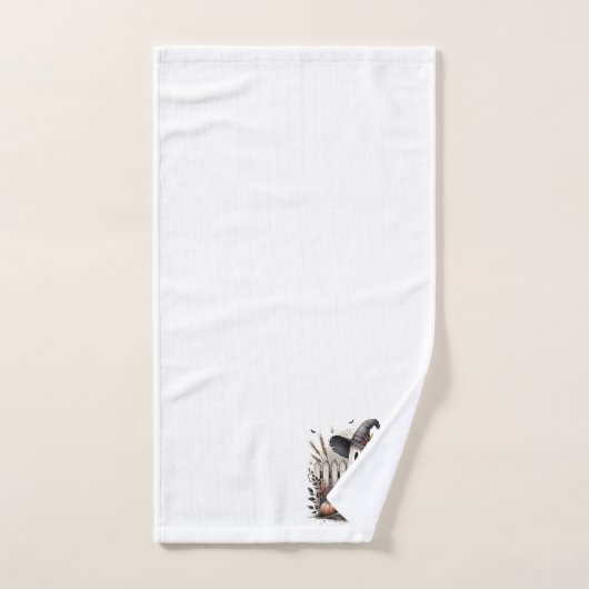 Witchy Welcome - Herfstmagie bij het hek Bad Handdoek (Handdoek)