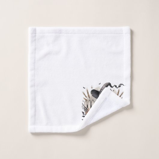 Witchy Welcome - Herfstmagie bij het hek Bad Handdoek (Wasdoekje)