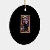 Witchy Whimsigoth Stevie Collage Keramisch Ornament (Rechts)