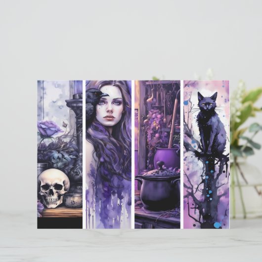 Witchy Whimsy Bladwijzer (Staand voorkant)