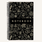 Witchy Witchcraft Magick Dingen Notitieboek (Voorkant)