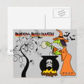 Witchy Woman Briefkaart (Voorkant / Achterkant)