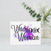 Witchy Woman Briefkaart (Staand voorkant)