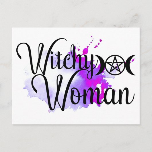 Witchy Woman Briefkaart (Voorkant)