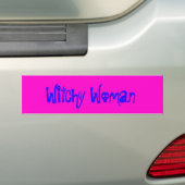Witchy Woman Bumpersticker (Op auto)