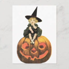 Witchy Woman Halloween Briefkaart