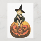 Witchy Woman  Halloween Briefkaart (Voorkant)