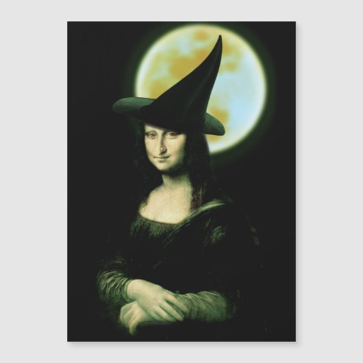 Witchy Woman Mona Lisa Halloween (Voorkant)