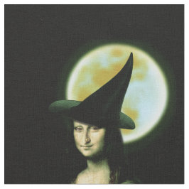Witchy Woman Mona Lisa Halloween Stof
