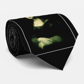 Witchy Woman Mona Lisa Halloween Stropdas (Opgerold)