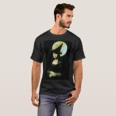 Witchy Woman Mona Lisa Halloween T-shirt (Voorkant volledig)
