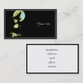 Witchy Woman Mona Lisa Halloween Visitekaartje (Voorkant / Achterkant)