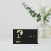 Witchy Woman Mona Lisa Halloween Visitekaartje (Staand voorkant)