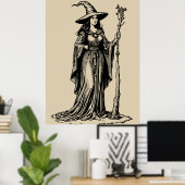 Witchy Woman Poster (Thuiskantoor)