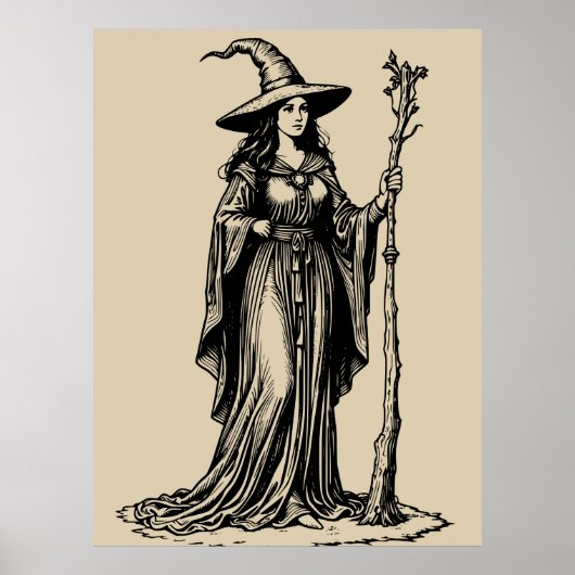 Witchy Woman Poster (Voorkant)