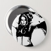 Witchy Woman Ronde Button 4,0 Cm (Voorkant /achterkant)