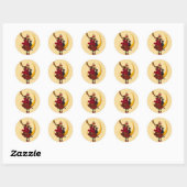 Witchy Woman Ronde Sticker (Vel)