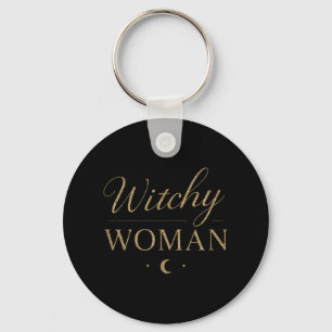 Witchy Woman Tanktop Witch Wiccan en Pagan Hallo Sleutelhanger