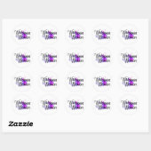 Witchy Woman Watercolor Ronde Sticker (Vel)