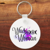 Witchy Woman Watercolor Sleutelhanger (Voorkant)