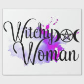 Witchy Woman Waterverf Cadeaupapier (Vlak)