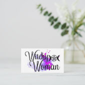 Witchy Woman Waterverf Visitekaartje (Staand voorkant)