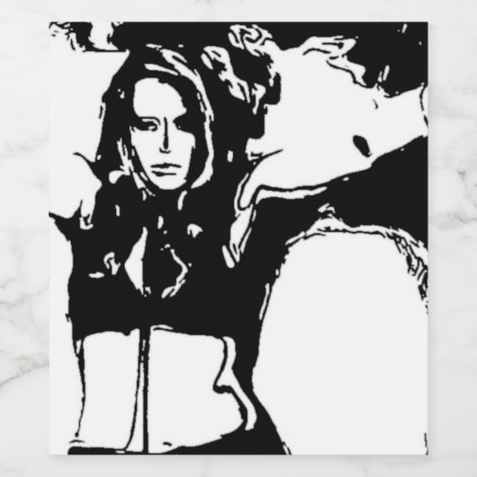 Witchy Woman Wijn Etiket (Enkel label)