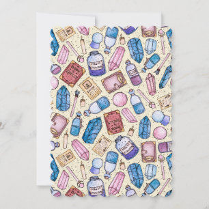 Witchy Wonders Flat Wenskaart Kaart