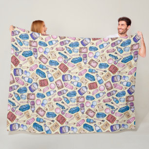 Witchy Wonders Fleece Blanket Deken