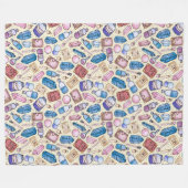 Witchy Wonders Fleece Blanket Deken (Voorkant (Horizontaal))