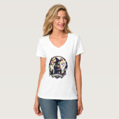"Witchy Wonders" Halloween Crystal Ball Shirt (Voorkant volledig)