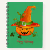 Witchy Wonders: Halloween Theme Custom Notitieboek (Voorkant)