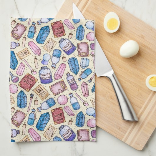 Witchy Wonders Kitchen Towel Theedoek (Quarter Fold)