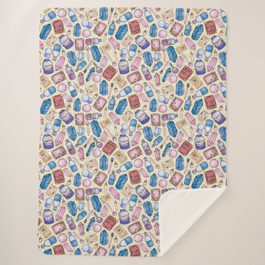 Witchy Wonders Sherpa Blanket Sherpa Deken (Voorkant)