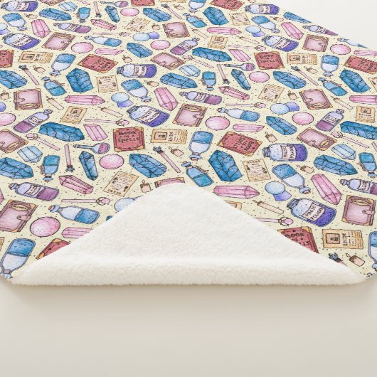 Witchy Wonders Sherpa Blanket Sherpa Deken (3/4)