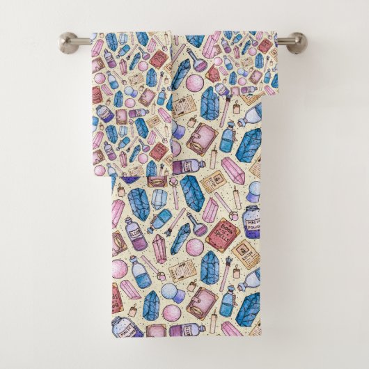 Witchy Wonders Towel Set Bad Handdoek (Insitu)
