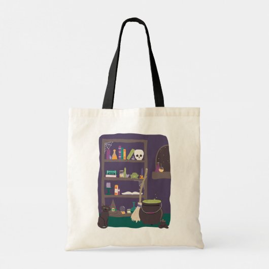 Witchy Workroom Tote Bag (Achterkant)