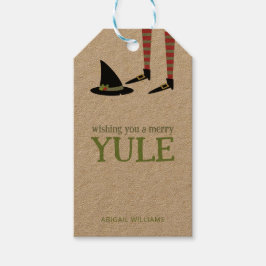 Witchy Yule Cadeaulabel