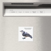 Witgebluste Nuthatch Magneet (Insitu (Vaatwasser))