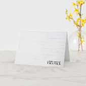 Witgekalkt hout Dank u Kaart (Gele Bloem)