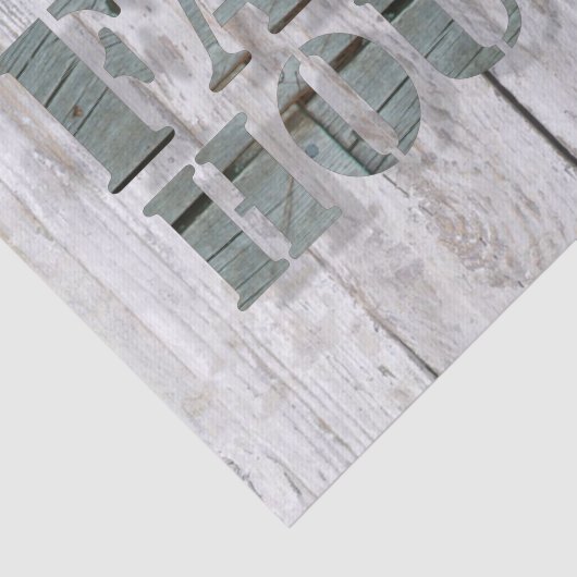 witgekalkte schuur hout western land boerderij tissuepapier (Detail)