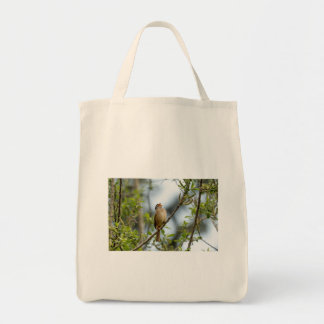 Witgekroonde Mus – Fijne Kunstfotografie Tote Bag