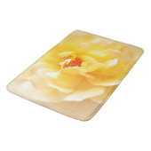 Witgele rozenzachte lichtkleuren badmat (Gekanteld)