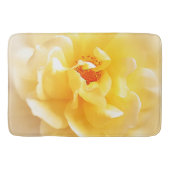 Witgele rozenzachte lichtkleuren badmat (Voorkant)