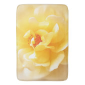 Witgele rozenzachte lichtkleuren badmat (Voorkant Verticaal)