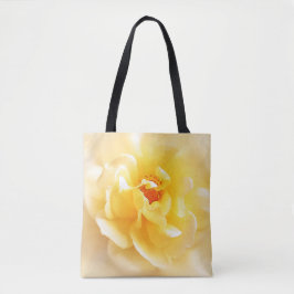 Witgele rozenzachte lichtkleuren tote bag